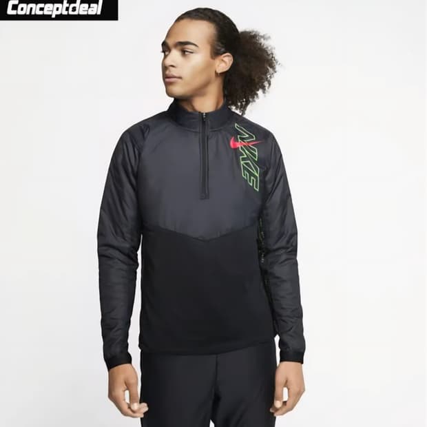 나이키 엘리멘탈 트랙웜 하프집 후디 L