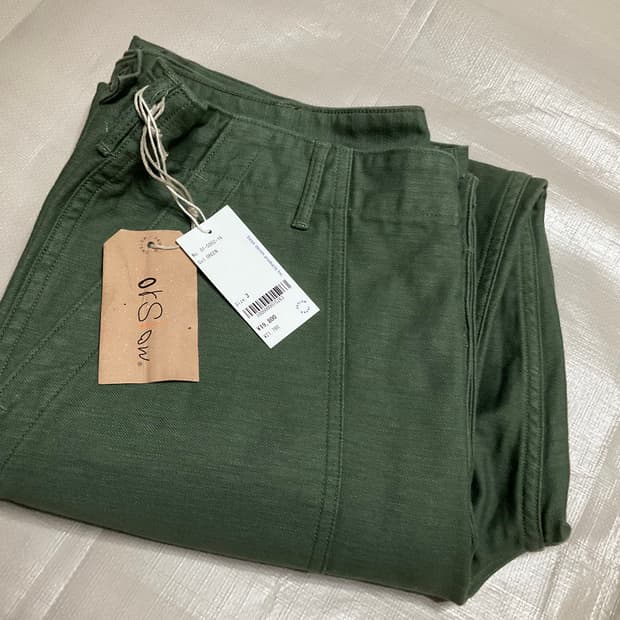 오어슬로우 퍼티그팬츠 3 올리브