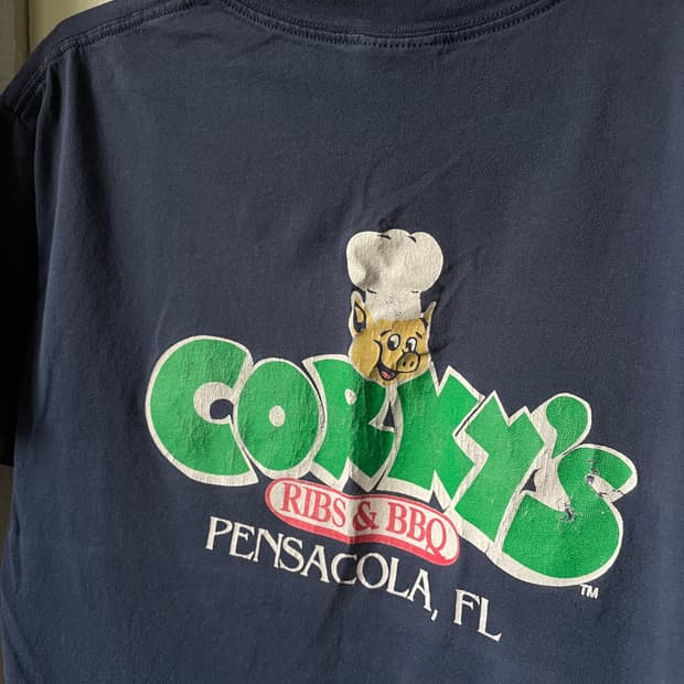 빈티지 Corky’s 티셔츠