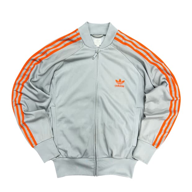 아디다스 오렌지 실버 파이어버드 져지(L)