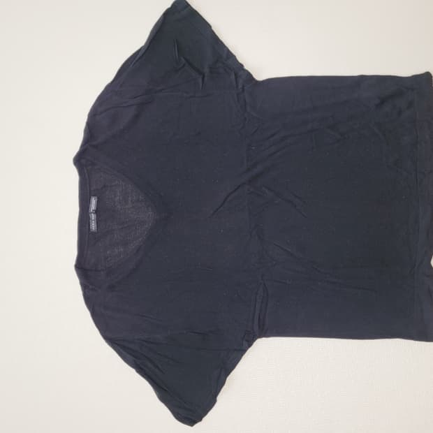 자라맨 ZARAMAN V넥 반팔 니트 105 블랙