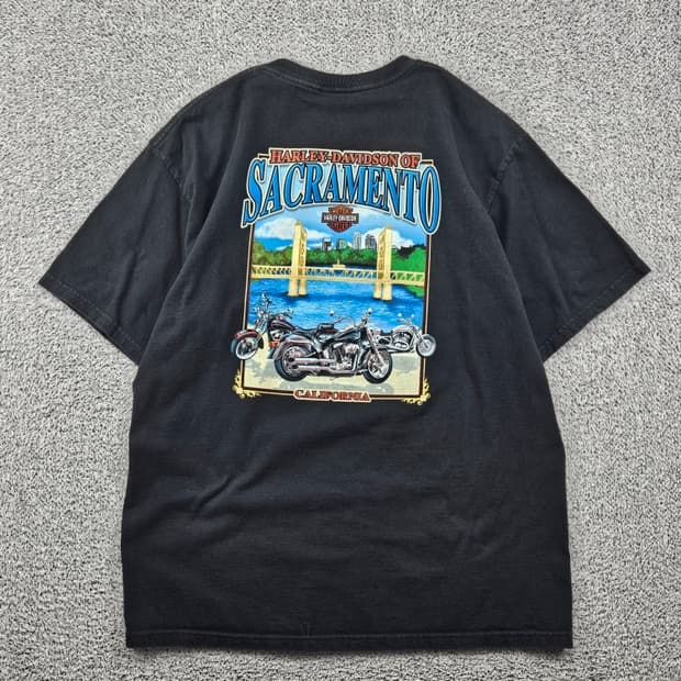 할리데이비슨 반팔 티셔츠 ( L ) / 11970