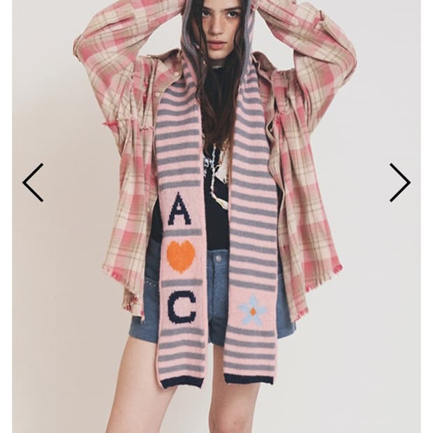 택포🎁새상품 체크 남방 애즈이프캘리 박시 셔츠 루즈 asif-calie