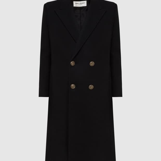 [BTS 지민님 착용] 생로랑 21ss 더블 브레스티드 체스터 코트