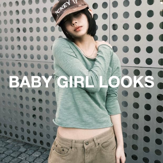Leekie_ 5Neck long sleeve : Baby fit