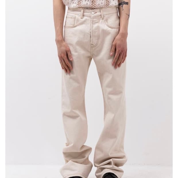 커먼스웨덴 부츠컷팬츠32 백아이보리