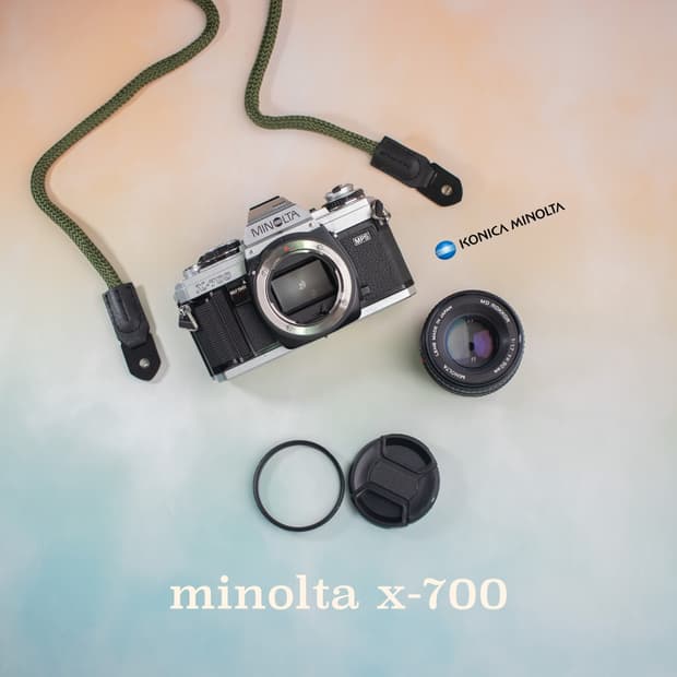 미놀타 x-700 50mm1.7 실버컬러 (전체분해오버홀/보증6개월)