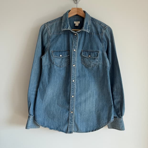 제이크루(J.CREW) 웨스턴 셔츠 28,000원 - 실측: 총기장67 