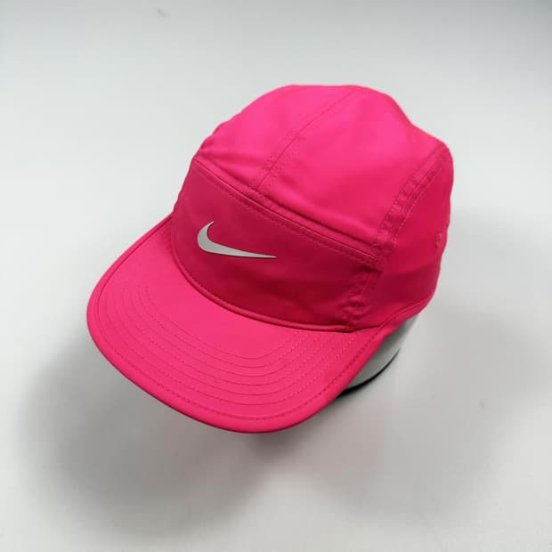 나이키 솔로 스우시 나일론 런닝 캠프캡 핫핑크 M/L