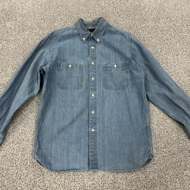 90s BERT PULITZER 데님셔츠