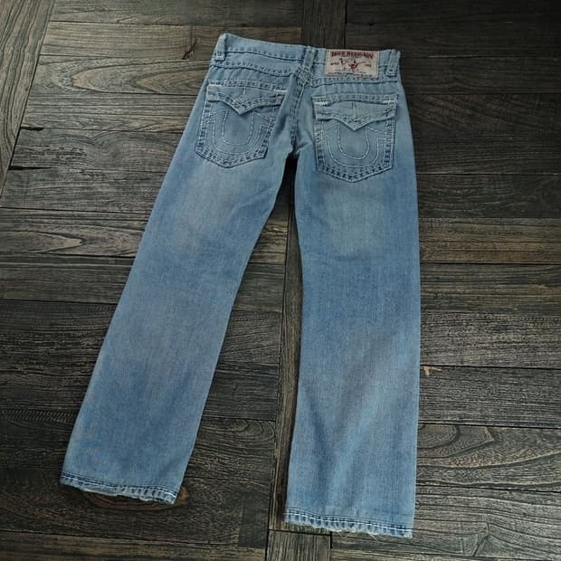 [트루릴리전] 빌리 슈퍼 T Y2K 빈티지 데님 팬츠 청바지 M18651