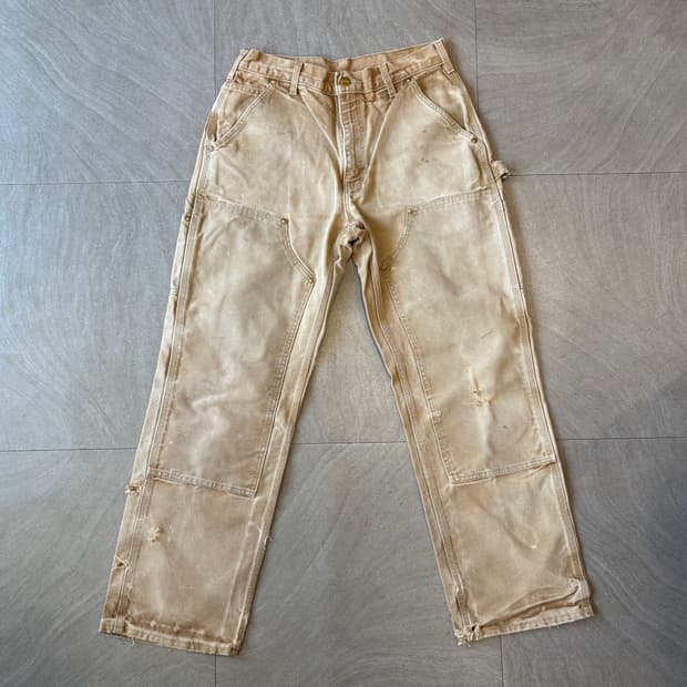 칼하트 정품 바지 브라운 더블니 팬츠