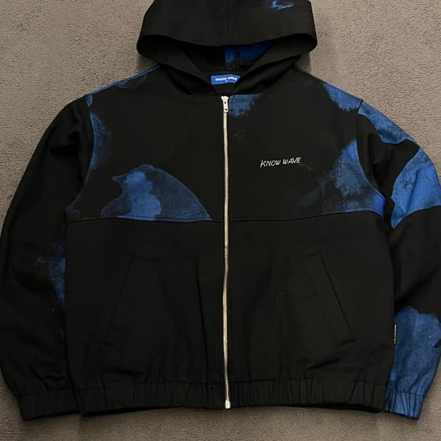 노우웨이브 블루 프린트 워크후드 자켓 처분 