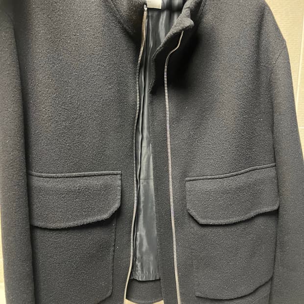 산드로옴므 울캐시 자켓 블랙