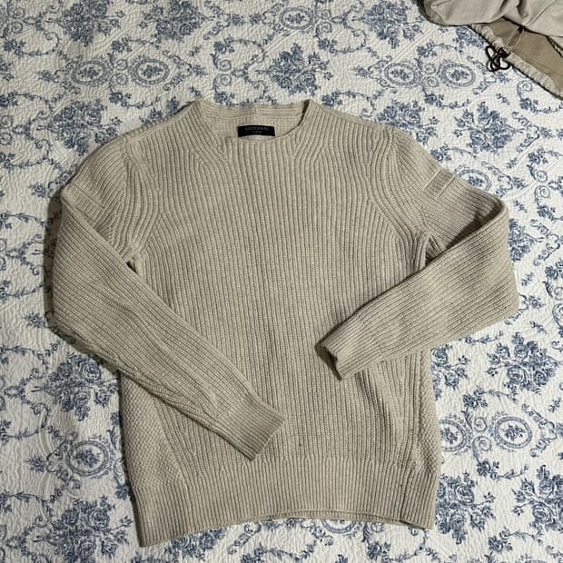 올세인츠 아이보리 니트 xs