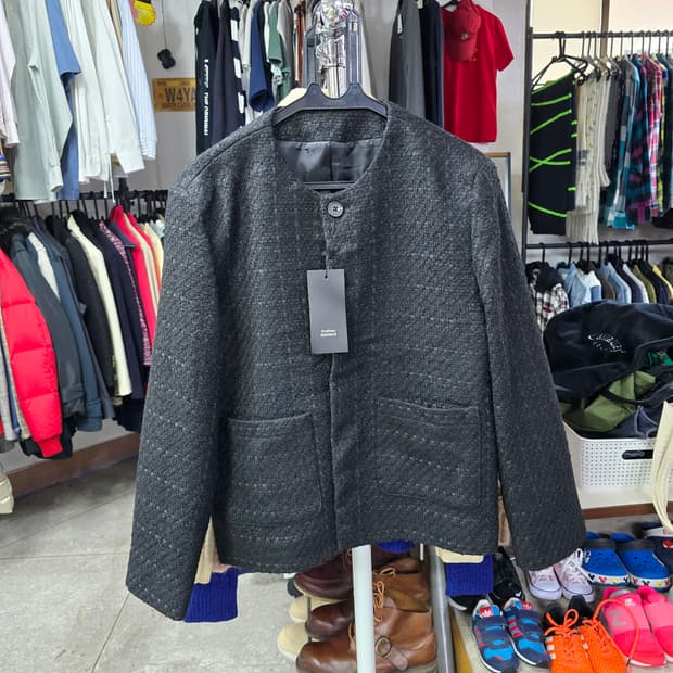 무신사 모직 노카라 자켓 (1321)