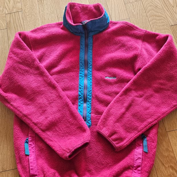 파타고니아 핑크 플리스 하프집업 신칠라 후리스 usa 등산 클라이밍