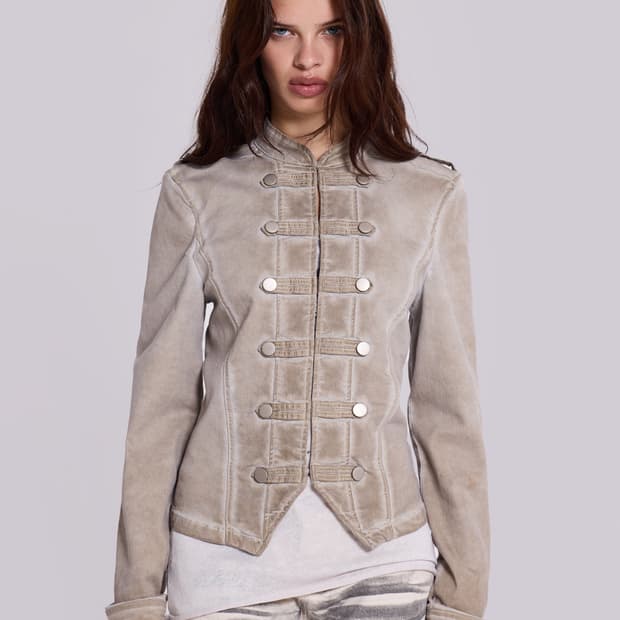 Rebel Military Jacket in Clay 자켓 제이드런던