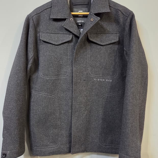 G-Star RAW 차콜 그레이 자켓