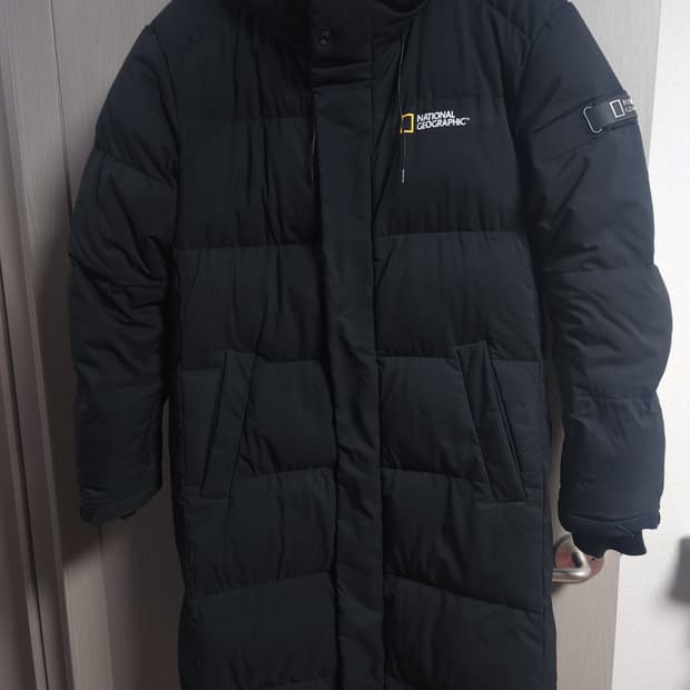 내셔널지오그래픽 다운 롱패딩, M