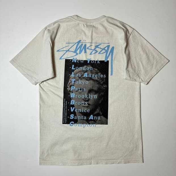 스투시 스태츄 피그먼트 다이드 반팔 티셔츠 PN9334