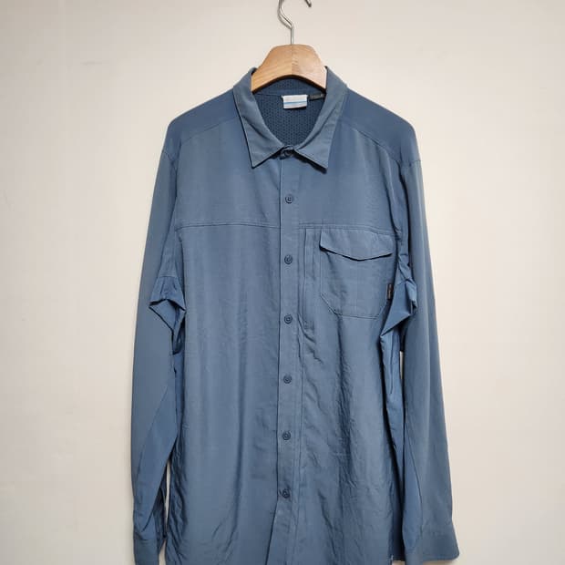 콜롬비아Columbia 피싱 셔츠 L - S128