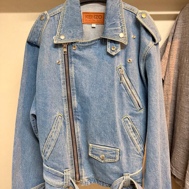 겐조 데님 더블라이더 바이커데님 L