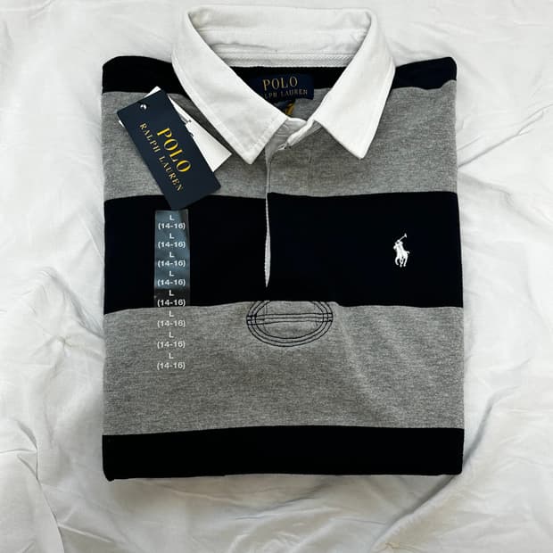 [새 상품] 폴로 랄프로렌 보이즈 럭비티 L