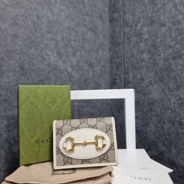 구찌 홀스빗 1955 카드 케이스 지갑