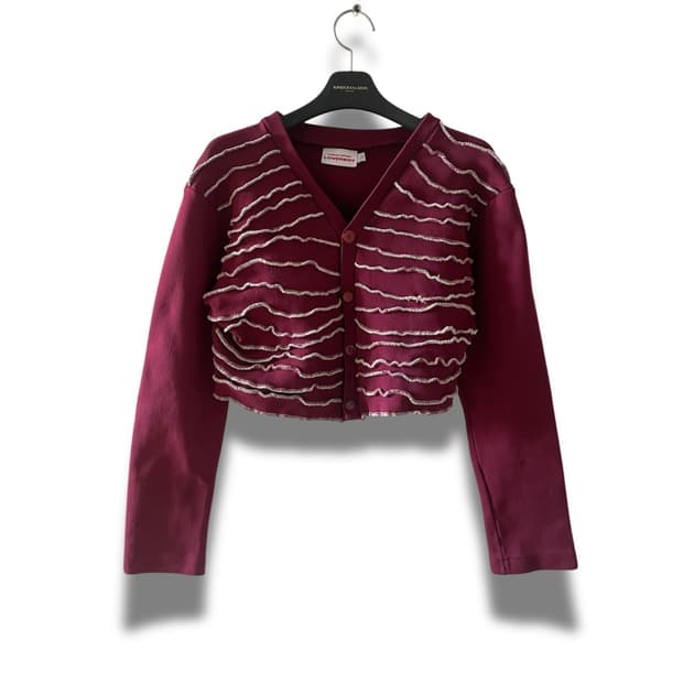 CHARLES JEFFREY LOVERBOY 17SS 프릴 볼레로 가디건