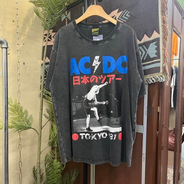 QUEEN AC/DC 도쿄 반팔티 #csz0124