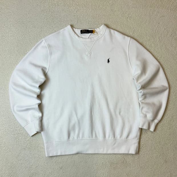 폴로 랄프로렌 로고 큐알 맨투맨 PN6217