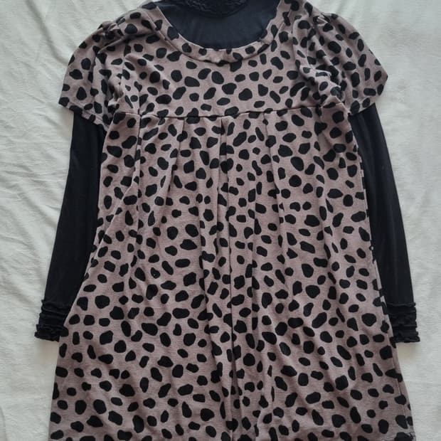 빈티지 모리걸 하구미 오리엔탈 레이어드 탑