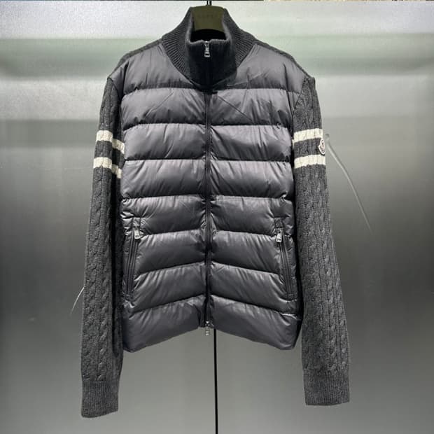 (새상품)몽클레어 니트패딩 그레이/블랙 남녀공용