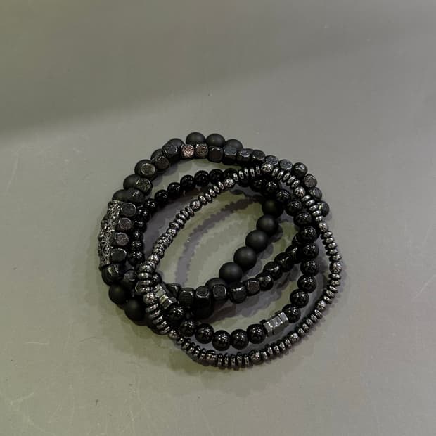 팔찌 세트 black4