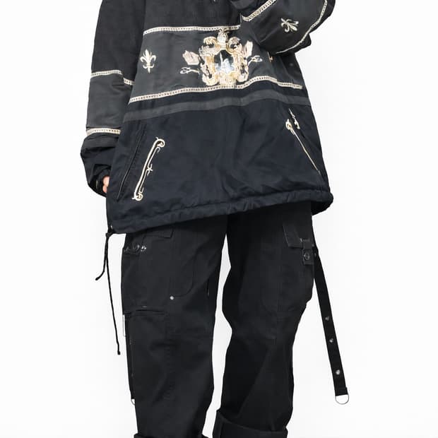 올드스쿨 세인트 모리츠 wool 패딩 아노락