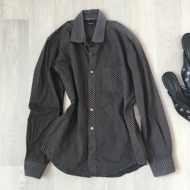 jpn vintage male&co dot pocket shirts