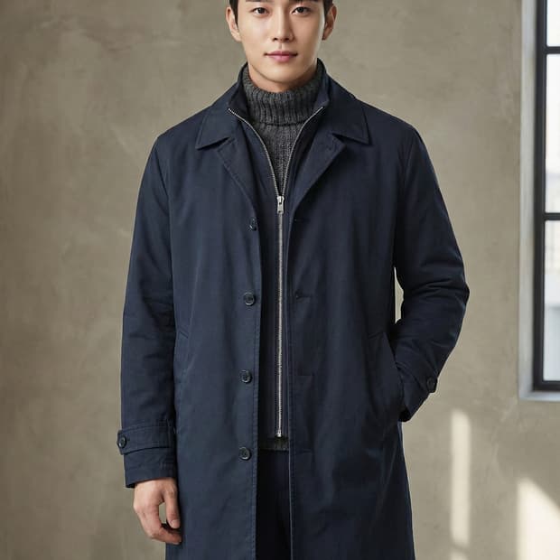 헨리코튼(Henry Cotton's) 2way 디테처블 라이너 맥코트