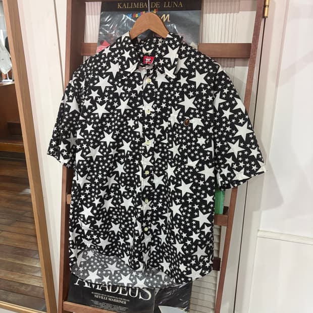 J149 Bape 베이프 스타 패턴 반팔 셔츠