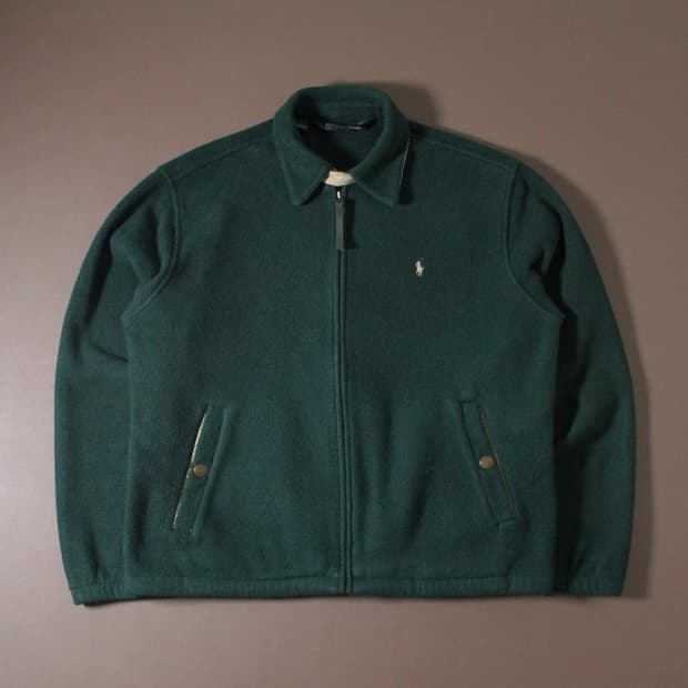 Polo 폴로 랄프로렌 그린 플리스 바라쿠다 자켓 