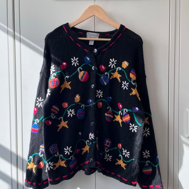 Northern isles 프리미엄 크리스마스 니트 가디건