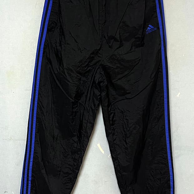 아디다스 AWT 001 90s 남자 우븐조거팬츠 춘추 블랙 M 30-32