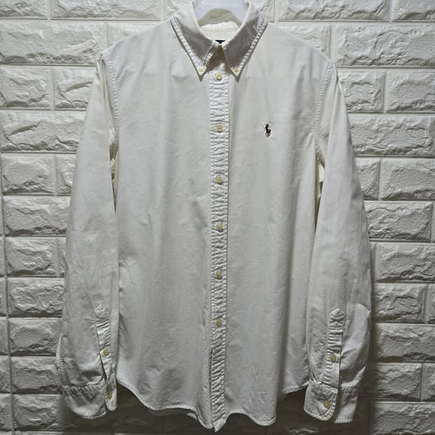 랄프로렌 멀티포니 커스텀핏 코튼 셔츠 M