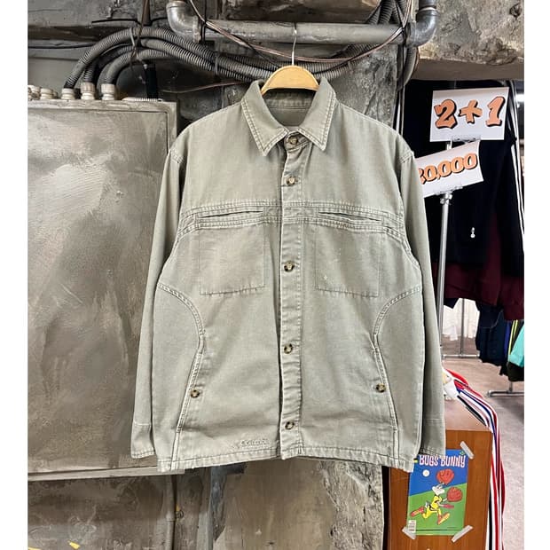 컬럼비아 워크 자켓 라이트카키 M #csz3671