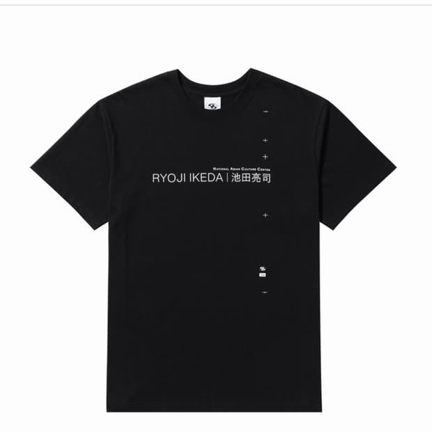 RYOJI IKEDA Data.gram 01 T-SHIRT [BLACK]
