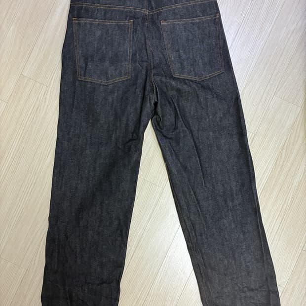 빈티지 흑청 생지 데님