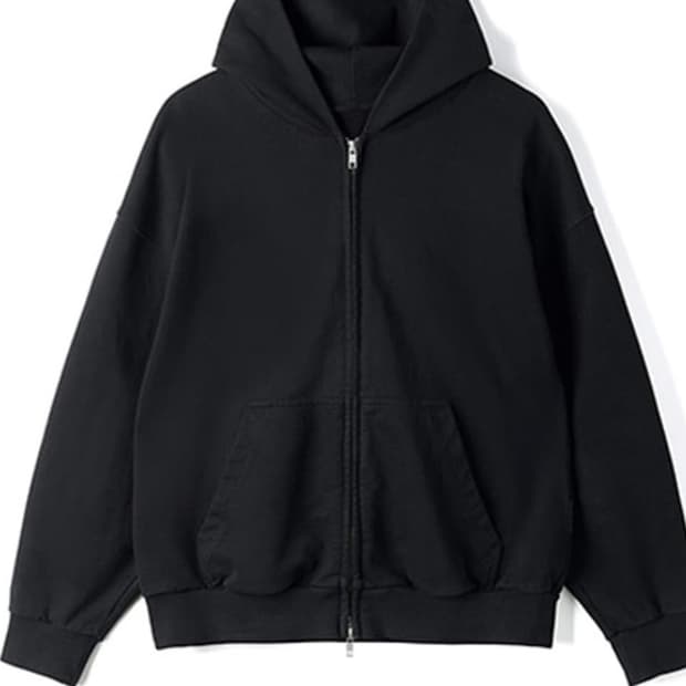 구매) htae vtg hood zip black (xl)