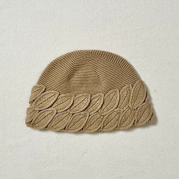 비비안웨스트우드 리프 니트 햇  vivien westwood 세일러햇