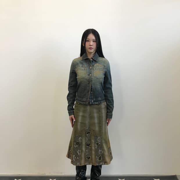 'Rocawear' Y2K Embroidery Denim Jacket