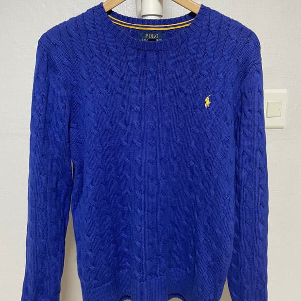 폴로 랄프로렌 케이블 니트